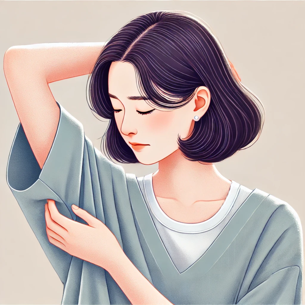 오른쪽 겨드랑이 통증 여자에게 흔한 원인