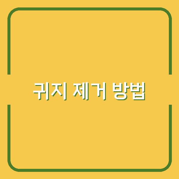 화명동 박진복이비인후과에서 안전하고 효과적인 귀지 제거 방법 선택하기